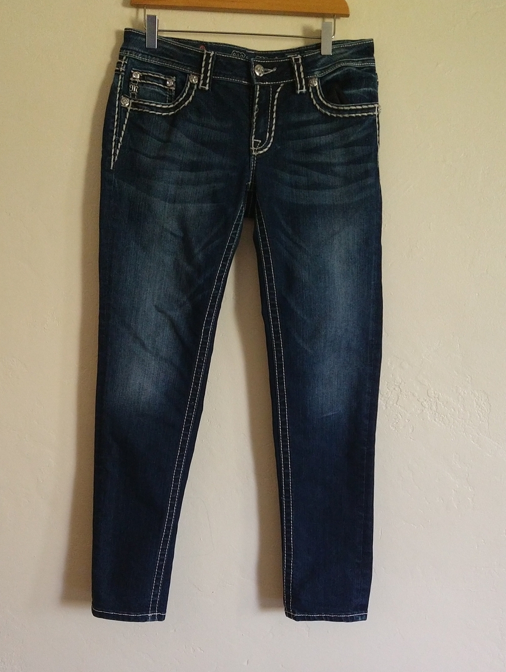 Miss Me Signature Skinny Dark Blue Women's Jeans Size 30